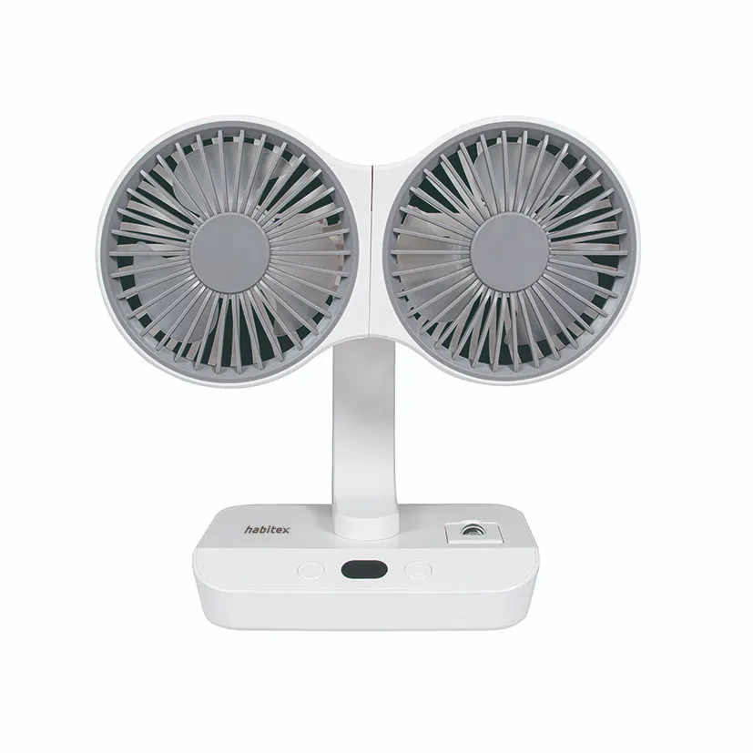 Ventilador sobremesa dual USB HABITEX V10