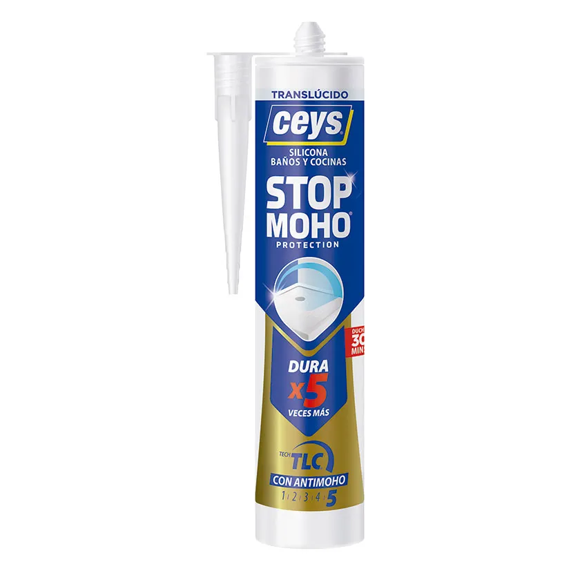 Silicona CEYS Stop Moho secado xpress cartucho Blanco