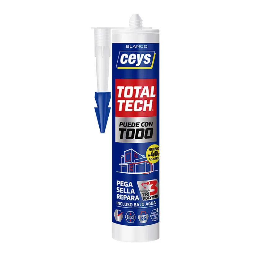 Sellador elástico CEYS TOTAL-TECH blanco, 290ml